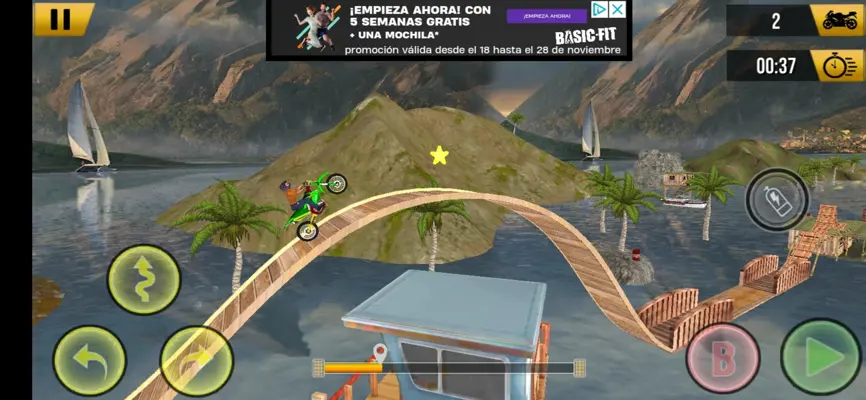 Stunt Bike Racing Tricks android App screenshot 0