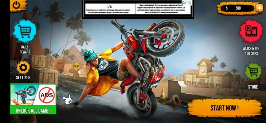 Stunt Bike Racing Tricks android App screenshot 14